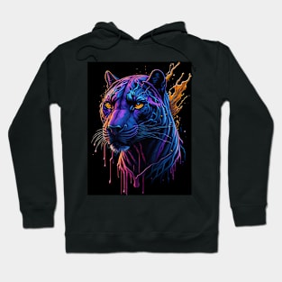 Splash Art of a Jaguar Hoodie